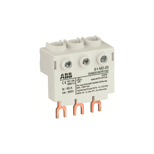 ALIMENTADOR ALTO 65 A/690 V,SECCION 25 mm2 / S1-M2-25