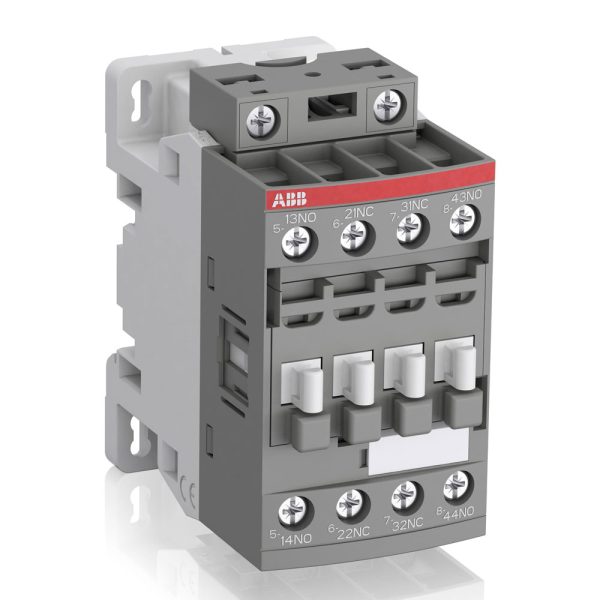 CONTACTOR RELEVADOR 10 A, 4NA, BOBINA 100-250 VCA