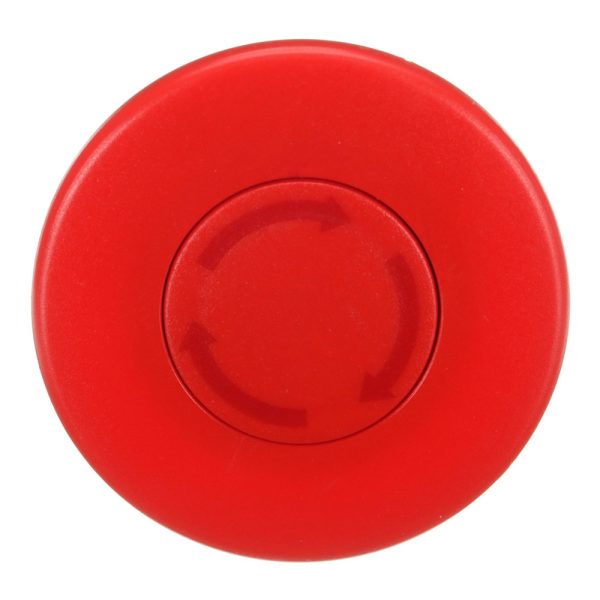 BOTON PARO DE EMERGENCIA GIRAR PARA LIBERAR, ROJO, 60 mm