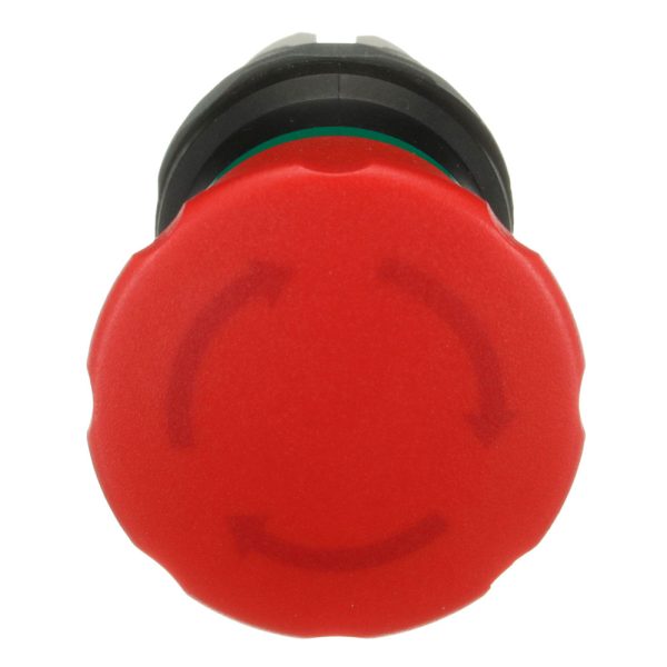 BOTON PARO DE EMERGENCIA GIRAR PARA LIBERAR, ROJO, 40 mm / MPET4-10R