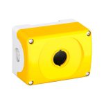 CAJA BOTONERA PLASTICO, 1 HUECO, AMARILLO / MEPY1-0