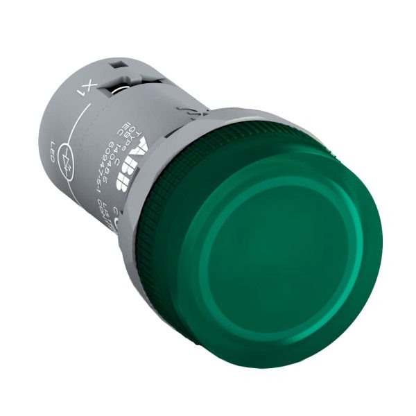 LUZ PILOTO LED 24 VCA/VCD, VERDE / CL2-502G