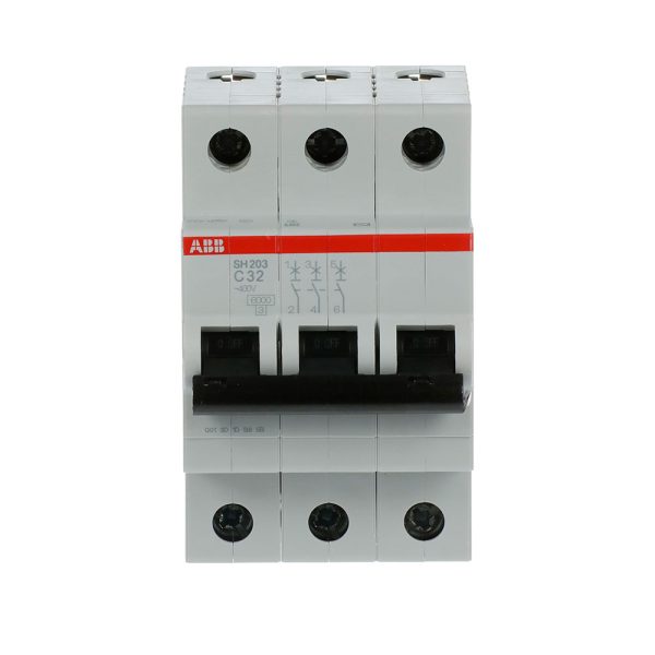 SH200 "C" MINIINTERRUPTOR 3 POLOS, 32 A