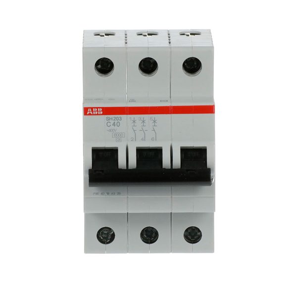 SH200 "C" MINIINTERRUPTOR 3 POLOS, 40 A / SH203-C40