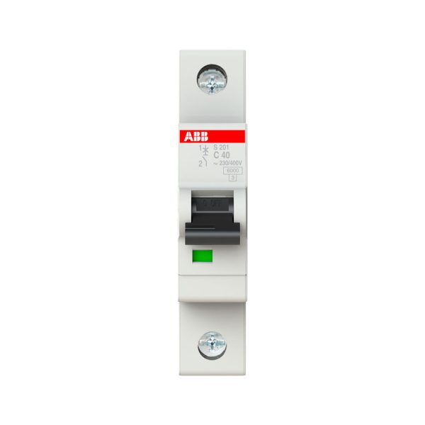 S200 "C" MINIINTERRUPTOR 1 POLO, 40 A / S201-C40