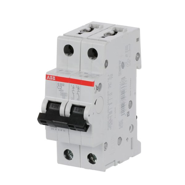 S200 "C" MINIINTERRUPTOR 2 POLOS, 2 A / S202-C2