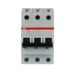 S200 "C" MINIINTERRUPTOR 3 POLOS, 16 A / S203-C16