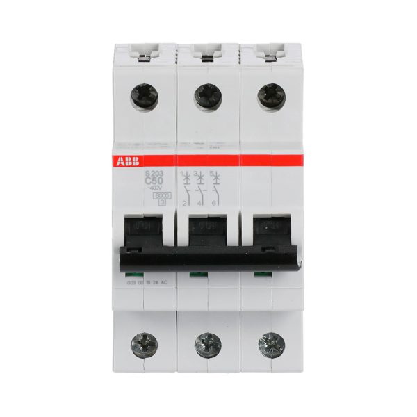 S200 "C" MINIINTERRUPTOR 3 POLOS, 50 A