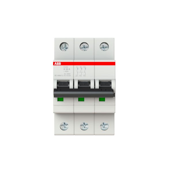 S200 "K" MINIINTERRUPTOR 3 POLOS, 50 A / S203-K50