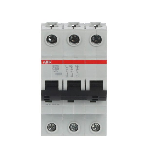 S200 "C" MINIINTERRUPTOR 3 POLOS, 80 A