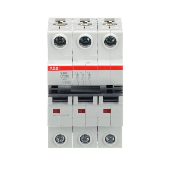 S200 "C" MINIINTERRUPTOR 3 POLOS, 100 A