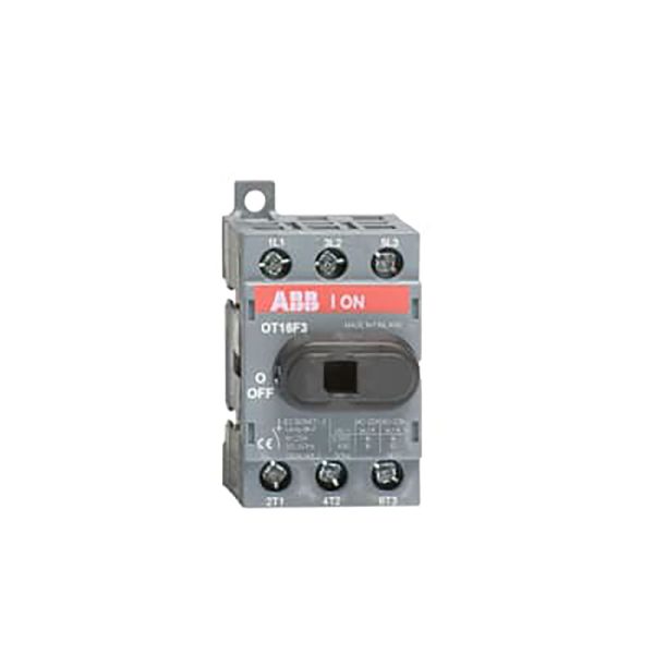 SECCIONADOR IEC, 3 POLOS, 25 AMP. (18 - 8 AWG)