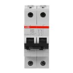 S200 "K" MINIINTERRUPTOR 2 POLOS, 6 A / S202-K6