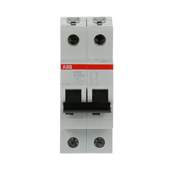 S200 "K" MINIINTERRUPTOR 2 POLOS, 50 A