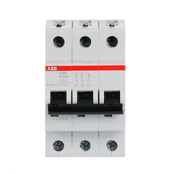 S200 "K" MINIINTERRUPTOR 3 POLOS, 6 A / S203-K6