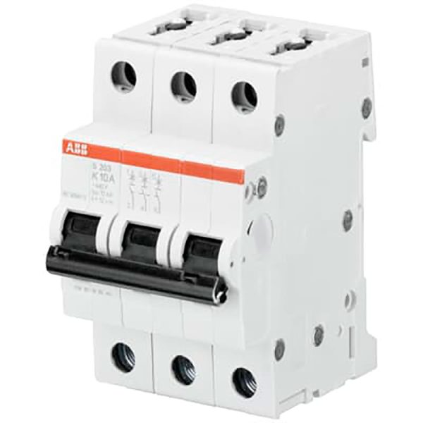 S200 "K" MINIINTERRUPTOR 3 POLOS, 8 A