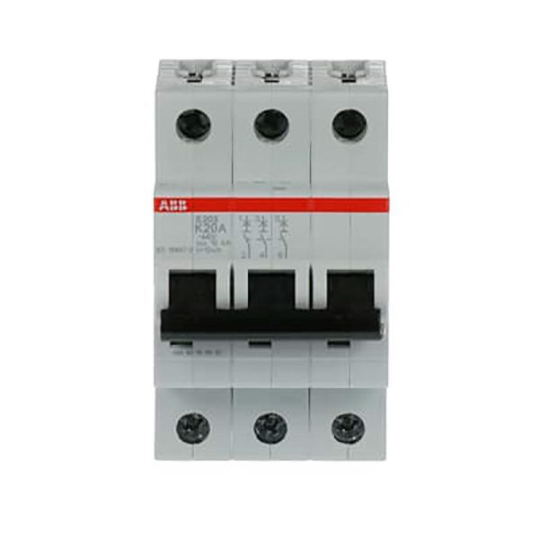 S200 "K" MINIINTERRUPTOR 3 POLOS, 20 A