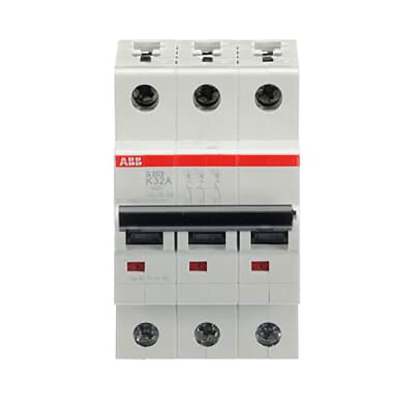 S200 "K" MINIINTERRUPTOR 3 POLOS, 32 A / S203-K32