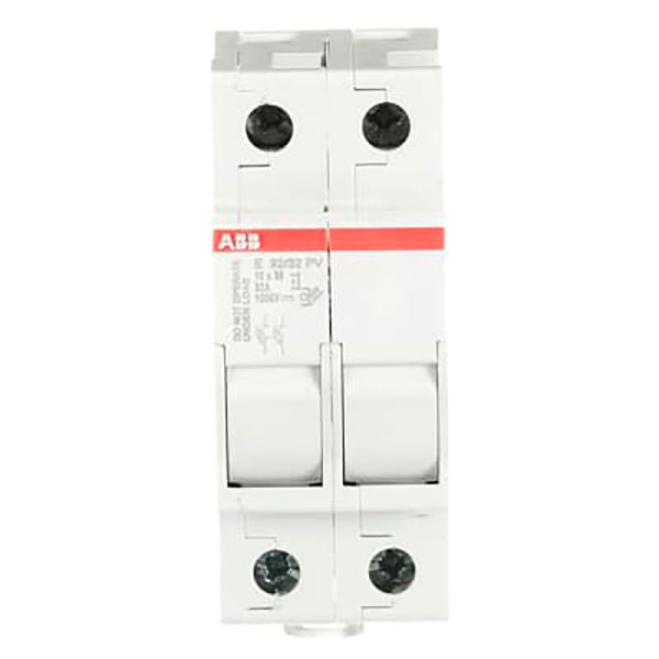 E92/32PV - PORTAFUSIBLES BIPOLAR DE 32 AMP. (10.3x38 mm), 1000 VCD