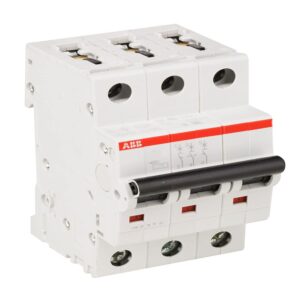 SH200 "C" MINIINTERRUPTOR 3 POLOS, 4 A / SH203-C4